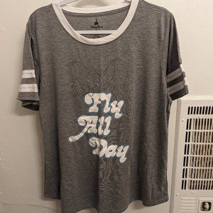 Walt Disney World Dumbo "Fly All Day" Short Sleeve Tee Women's XL
